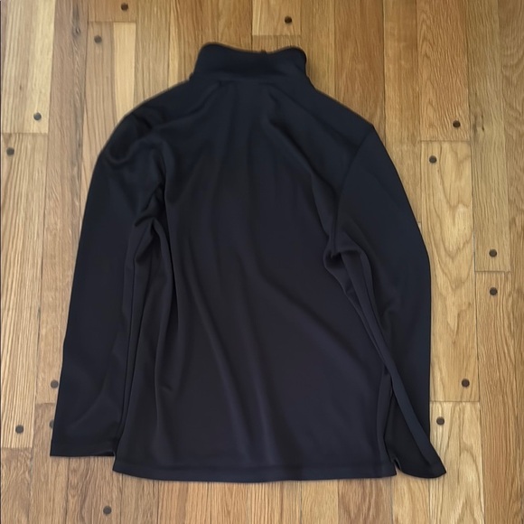 Black Purdue Quarter-Zip Pullover Top Men's Small - Picture 5 of 5